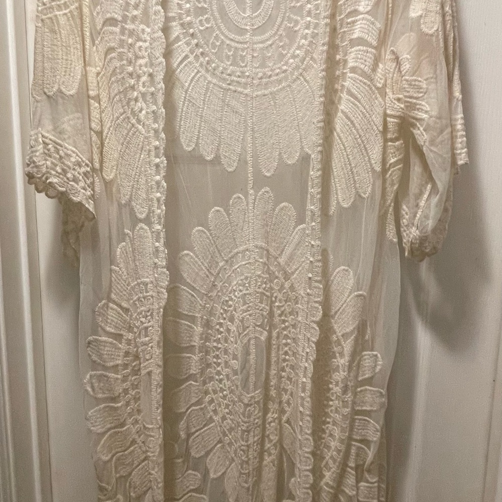 Rebellion Cream Lace Cardigan